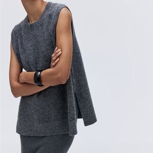 H&M Sweater Vest Light Gray